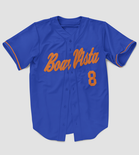 Boa Vista Full Button Authentic Baseball Jersey