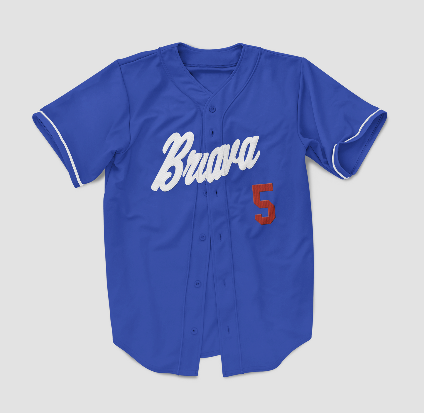 Brava Full Button Authentic Baseball Jersey