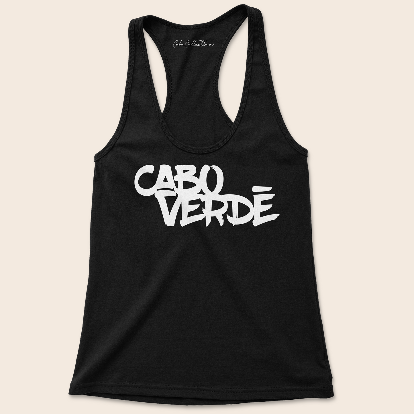 Cabo Verde Women's Racerback Tank [Black]