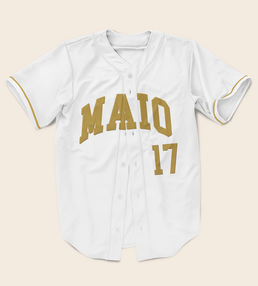 Maio Full Button Authentic Baseball Jersey