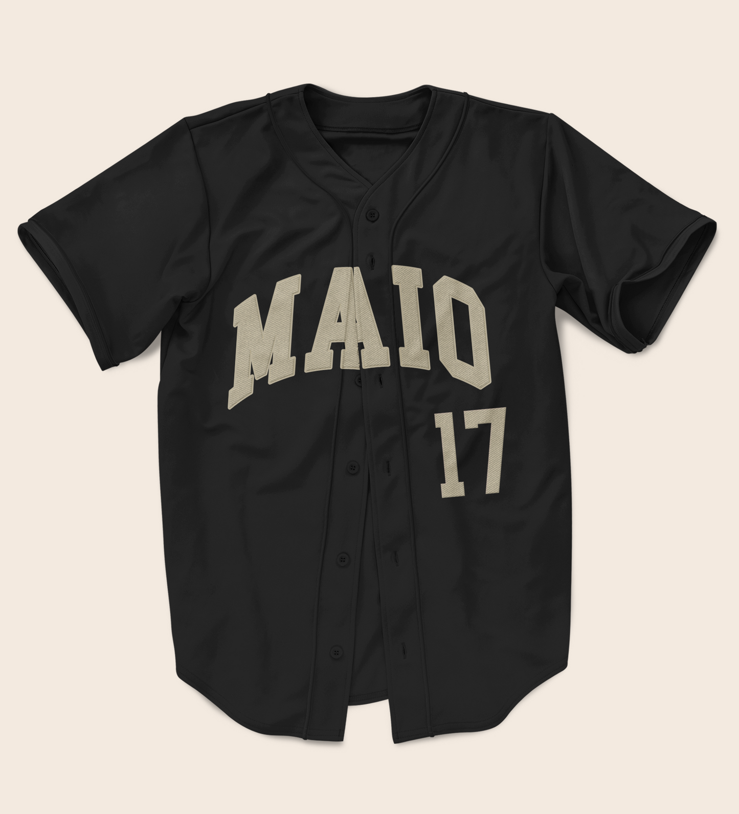 Maio Full Button Authentic Baseball Jersey